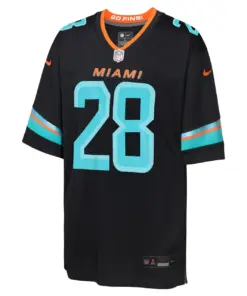 De'von Achane Miami Dolphins Nike Youth Rivalries Collection Game Jersey - Pitch Blue - De'von Achane - Blue - Image 2