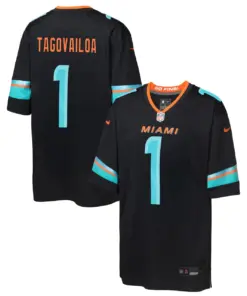Tua Tagovailoa Miami Dolphins Nike Youth Rivalries Collection Game Jersey - Pitch Blue - Tua Tagovailoa - Blue