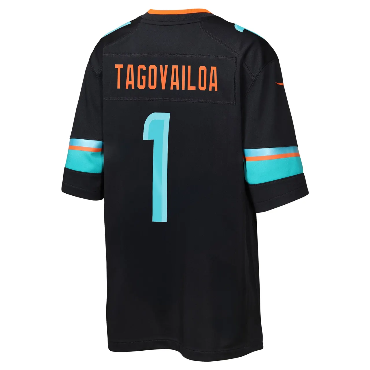 Tua Tagovailoa Miami Dolphins Nike Youth Rivalries Collection Game Jersey - Pitch Blue - Tua Tagovailoa - Blue - Image 3