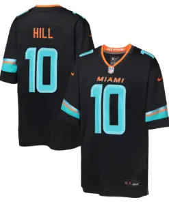 Tyreek Hill Miami Dolphins Nike Youth Rivalries Collection Game Jersey - Pitch Blue - Tyreek Hill - Black