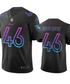 Noah Igbinoghene Miami Dolphins Nike City Edition Vapor Limited Jersey - Black
