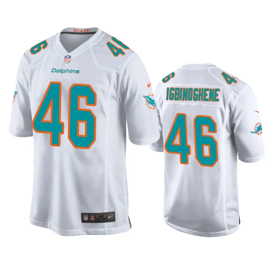 Noah Igbinoghene Miami Dolphins Nike 2020 NFL Draft Game Jersey - White