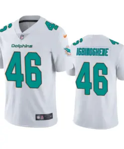 Noah Igbinoghene Miami Dolphins Nike 2020 NFL Draft Vapor Limited Jersey - White