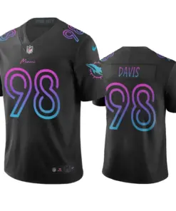 Raekwon Davis Miami Dolphins Nike City Edition Vapor Limited Jersey - Black