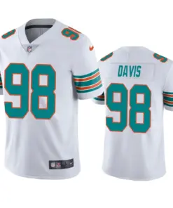 Raekwon Davis Miami Dolphins Nike 2020 Alternate NFL Draft Vapor Limited Jersey - White