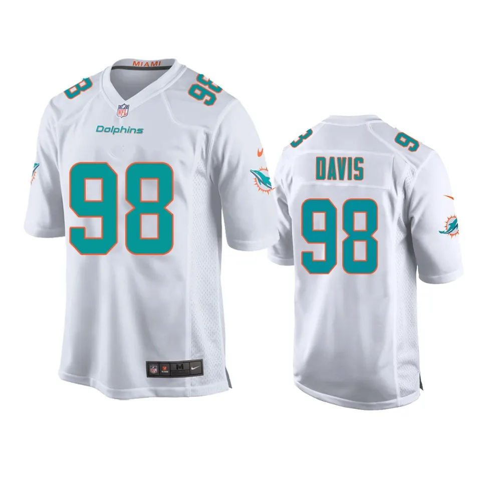Raekwon Davis Miami Dolphins Nike 2020 NFL Draft Game Jersey - White