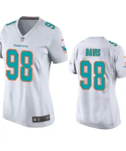 Raekwon Davis Miami Dolphins Nike Women's 2020 NFL Draft Game Jersey - White