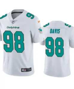 Raekwon Davis Miami Dolphins Nike 2020 NFL Draft Vapor Limited Jersey - White
