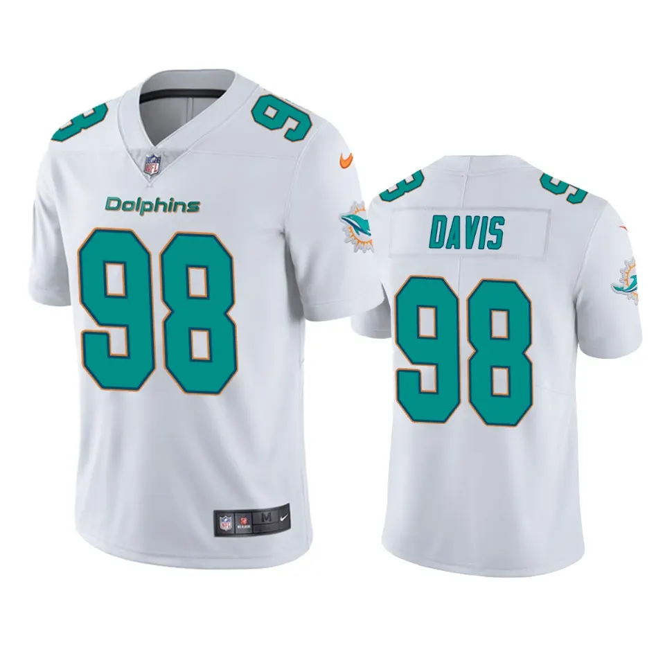 Raekwon Davis Miami Dolphins Nike 2020 NFL Draft Vapor Limited Jersey - White