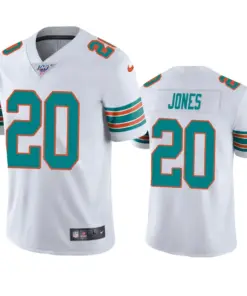 Reshad Jones Miami Dolphins Nike 100th Season Vapor Limited Jersey - White