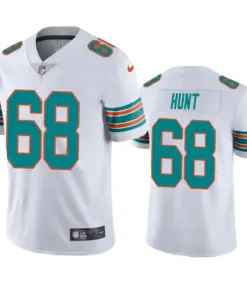 Robert Hunt Miami Dolphins Nike 2020 Alternate NFL Draft Vapor Limited Jersey - White