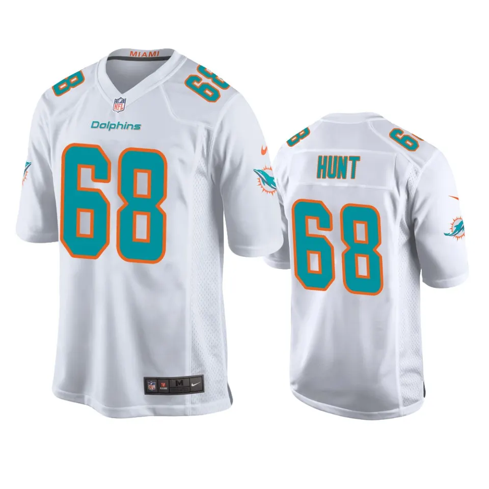 Robert Hunt Miami Dolphins Nike 2020 NFL Draft Game Jersey - White