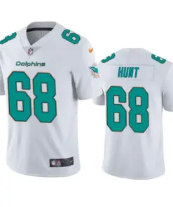 Robert Hunt Miami Dolphins Nike 2020 NFL Draft Vapor Limited Jersey - White