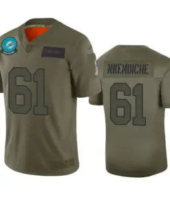 Robert Nkemdiche Miami Dolphins Nike 2019 Salute to Service Limited Jersey - Olive