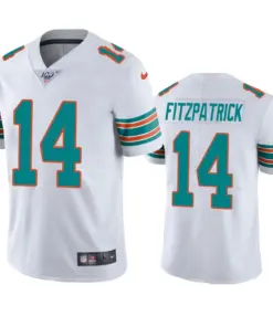 Ryan Fitzpatrick Miami Dolphins Nike 100th Season Vapor Limited Jersey - White