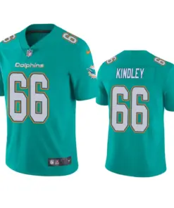 Solomon Kindley Miami Dolphins Nike Vapor Untouchable Limited Jersey - Aqua