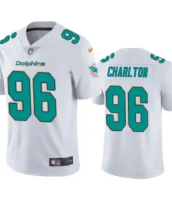 Taco Charlton Miami Dolphins Nike Vapor Untouchable Limited Jersey - White
