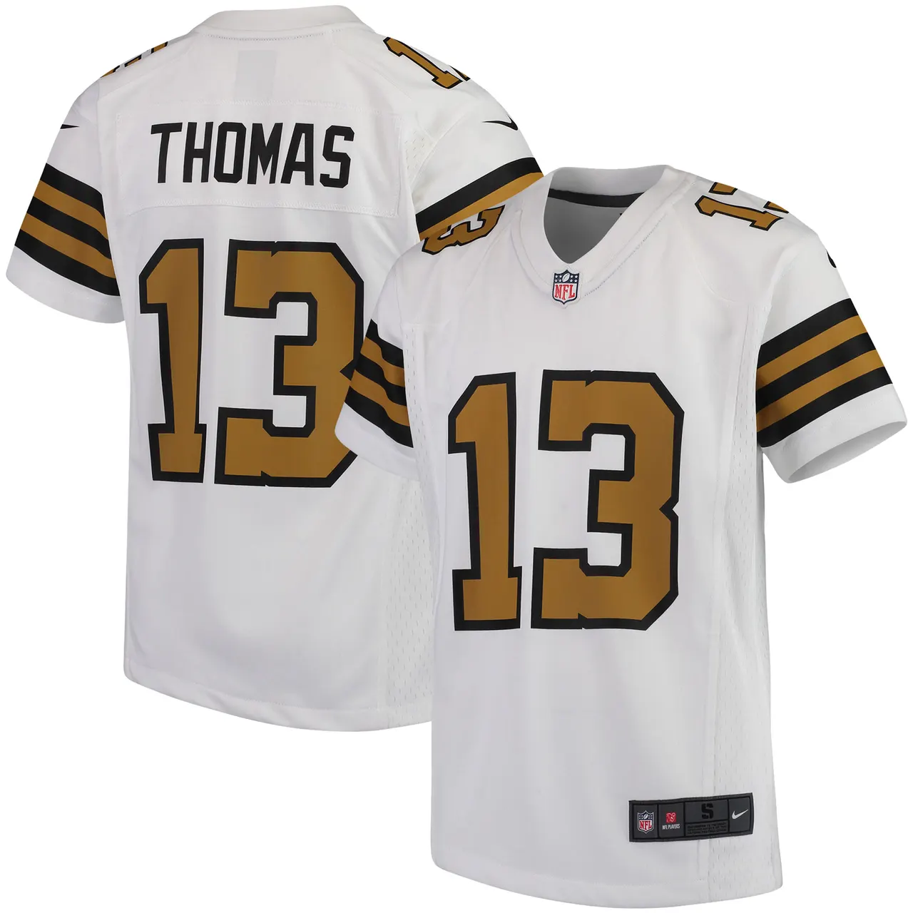 Michael Thomas New Orleans Saints Nike Youth Color Rush Player Game Jersey - White - Image 2