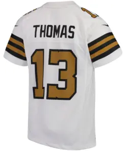 Michael Thomas New Orleans Saints Nike Youth Color Rush Player Game Jersey - White - Image 3