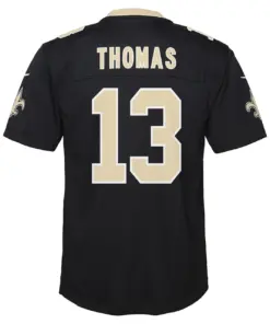 Michael Thomas New Orleans Saints Nike Youth Game Jersey - Black - Image 4