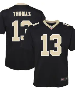 Alternative view of Michael Thomas New Orleans Saints Nike Youth Game Jersey - Black