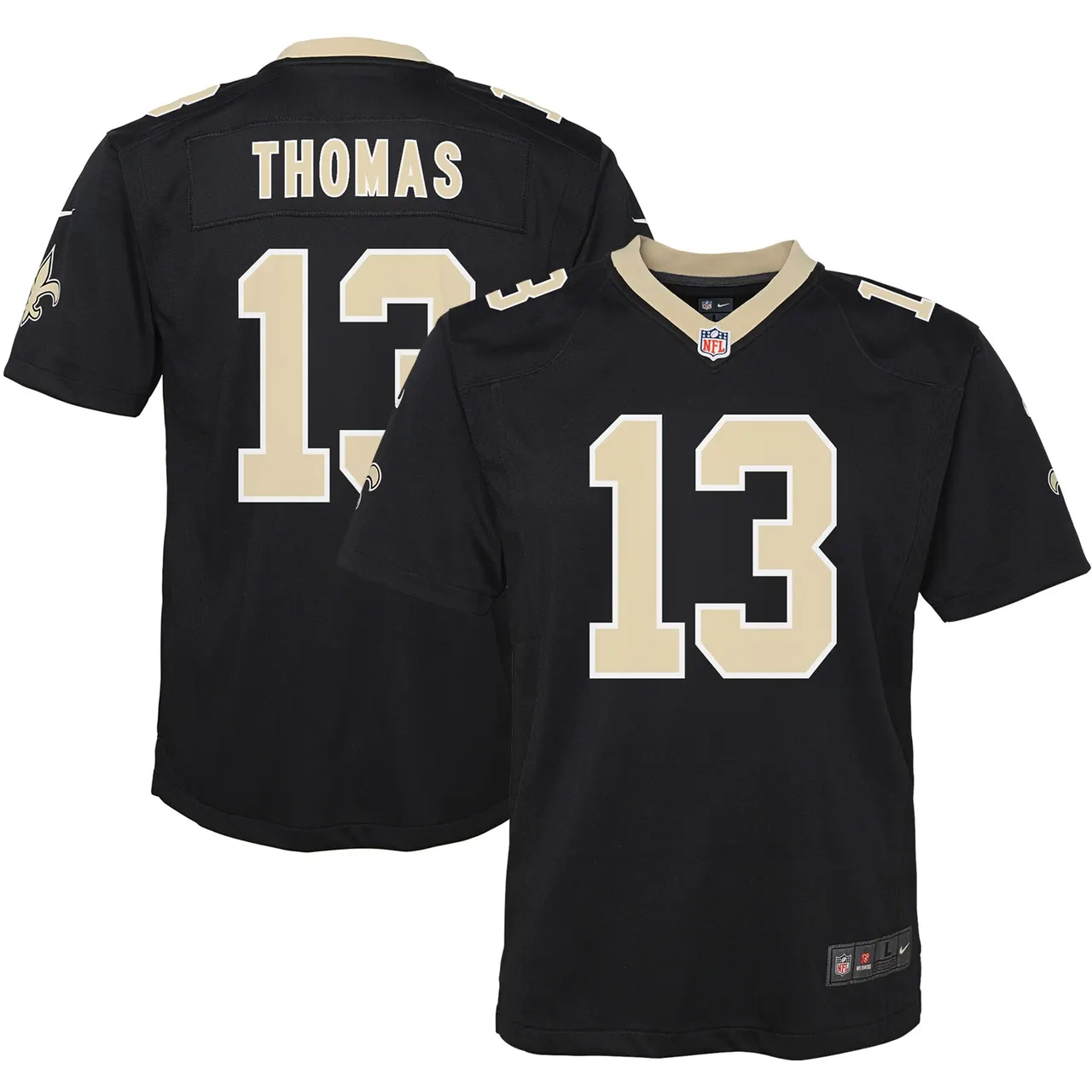 Michael Thomas New Orleans Saints Nike Youth Game Jersey - Black - Image 2