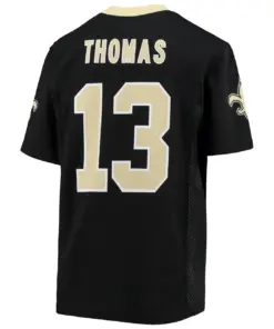 Michael Thomas New Orleans Saints Nike Youth Replica Player Jersey - Black - Image 4
