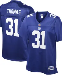 Michael Thomas New York Giants NFL Pro Line Women's Player Jersey - Royal Blue