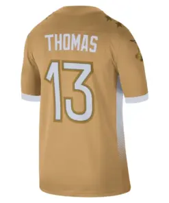 Michael Thomas NFC Nike 2020 Pro Bowl Game Jersey - Gold - Image 3