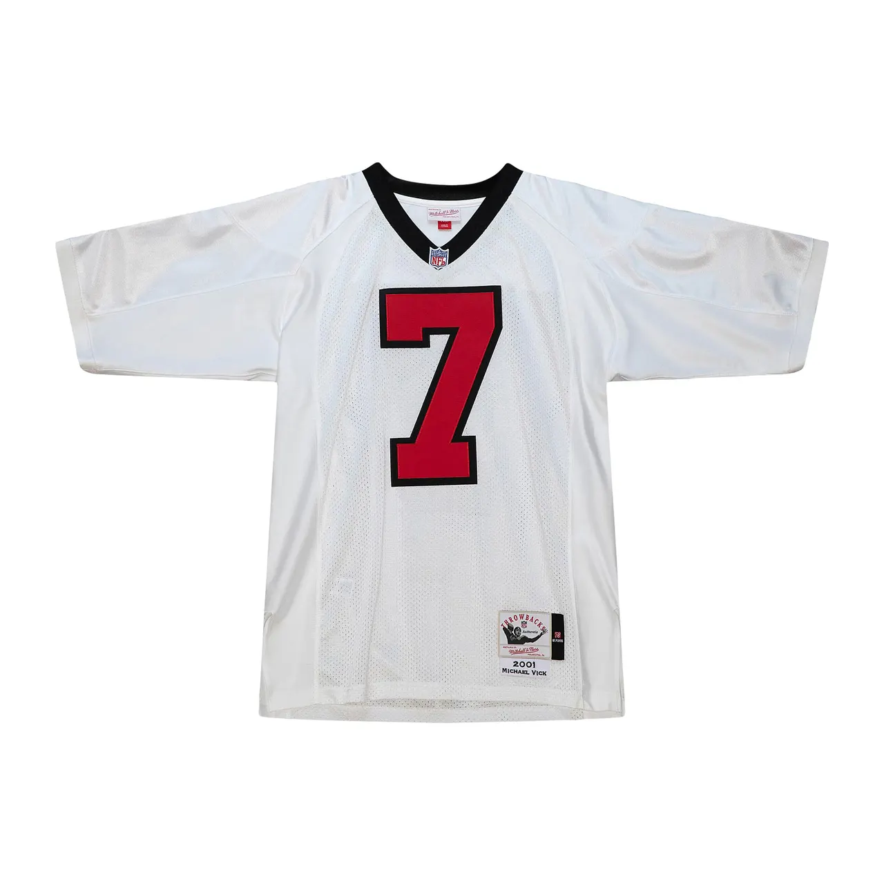 Michael Vick Atlanta Falcons Mitchell & Ness 2001 Retired Player Jersey - White - Image 3