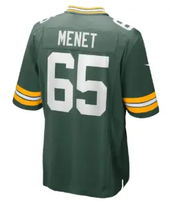 Michal Menet Green Bay Packers Nike Home Game Player Jersey - Kelly Green - Image 4