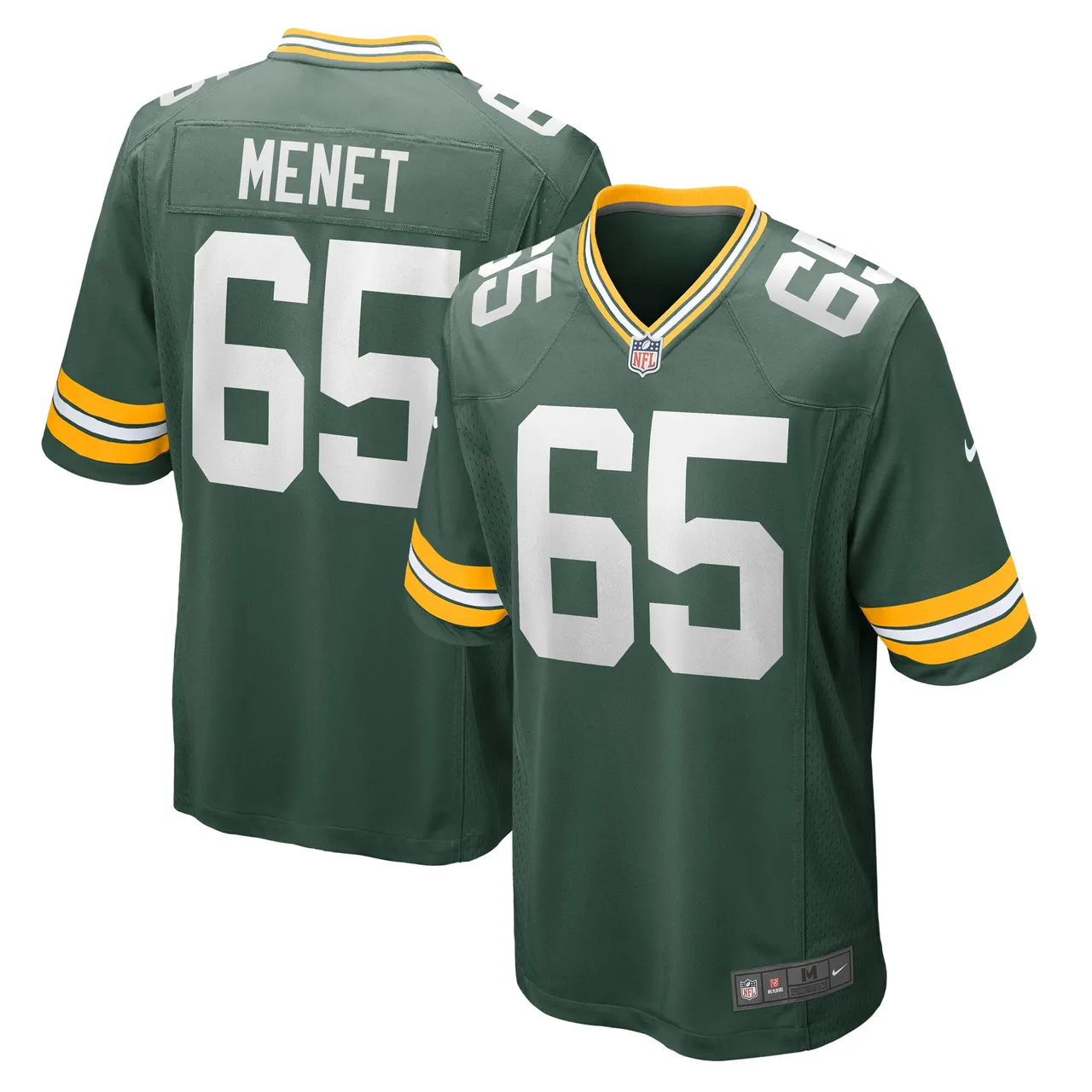 Michal Menet Green Bay Packers Nike Home Game Player Jersey - Kelly Green - Image 2
