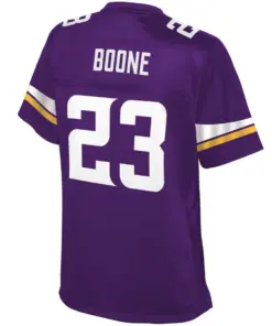 Mike Boone Minnesota Vikings NFL Pro Line Women's Team Player Jersey - Purple - Image 3