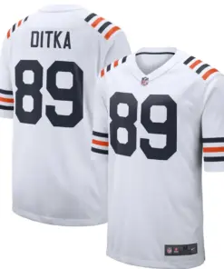 Mike Ditka Chicago Bears Nike 2019 Alternate Classic Retired Player Game Jersey - White