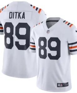Alternative view of Mike Ditka Chicago Bears Nike 2019 Alternate Classic Retired Player Limited Jersey - White