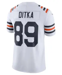 Mike Ditka Chicago Bears Nike 2019 Alternate Classic Retired Player Limited Jersey - White - Image 4