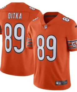 Mike Ditka Chicago Bears Nike Alternate Vapor Untouchable Limited Retired Player Jersey - Orange