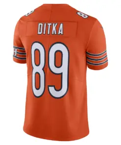 Mike Ditka Chicago Bears Nike Alternate Vapor Untouchable Limited Retired Player Jersey - Orange - Image 4