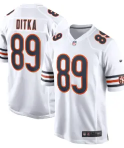 Mike Ditka Chicago Bears Nike Retired Player Game Jersey - White