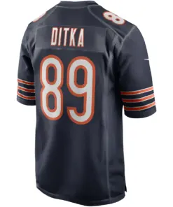 Mike Ditka Chicago Bears Nike Retired Player Game Jersey - White - Image 7