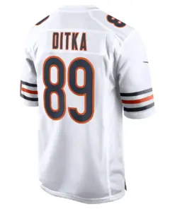 Mike Ditka Chicago Bears Nike Retired Player Game Jersey - White - Image 4