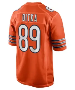 Mike Ditka Chicago Bears Nike Retired Player Jersey - Orange - Image 4