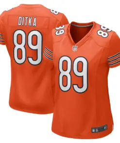 Mike Ditka Chicago Bears Nike Women's Retired Player Game Jersey - White - Image 16