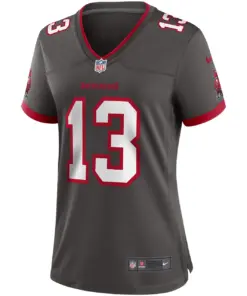 Mike Evans Tampa Bay Buccaneers Nike Women's Alternate Game Jersey - Pewter - Image 3