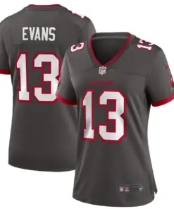 Mike Evans Tampa Bay Buccaneers Nike Women's Alternate Game Jersey - Pewter - Image 2
