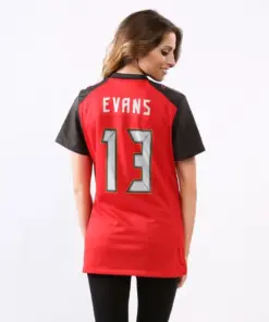 Mike Evans Tampa Bay Buccaneers Nike Women's Game Jersey - Red - Image 3