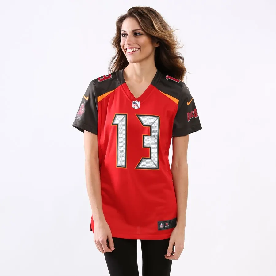 Mike Evans Tampa Bay Buccaneers Nike Women's Game Jersey - Red - Image 2