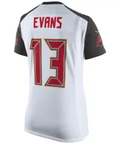 Mike Evans Tampa Bay Buccaneers Nike Women's Game Jersey - White - Image 3