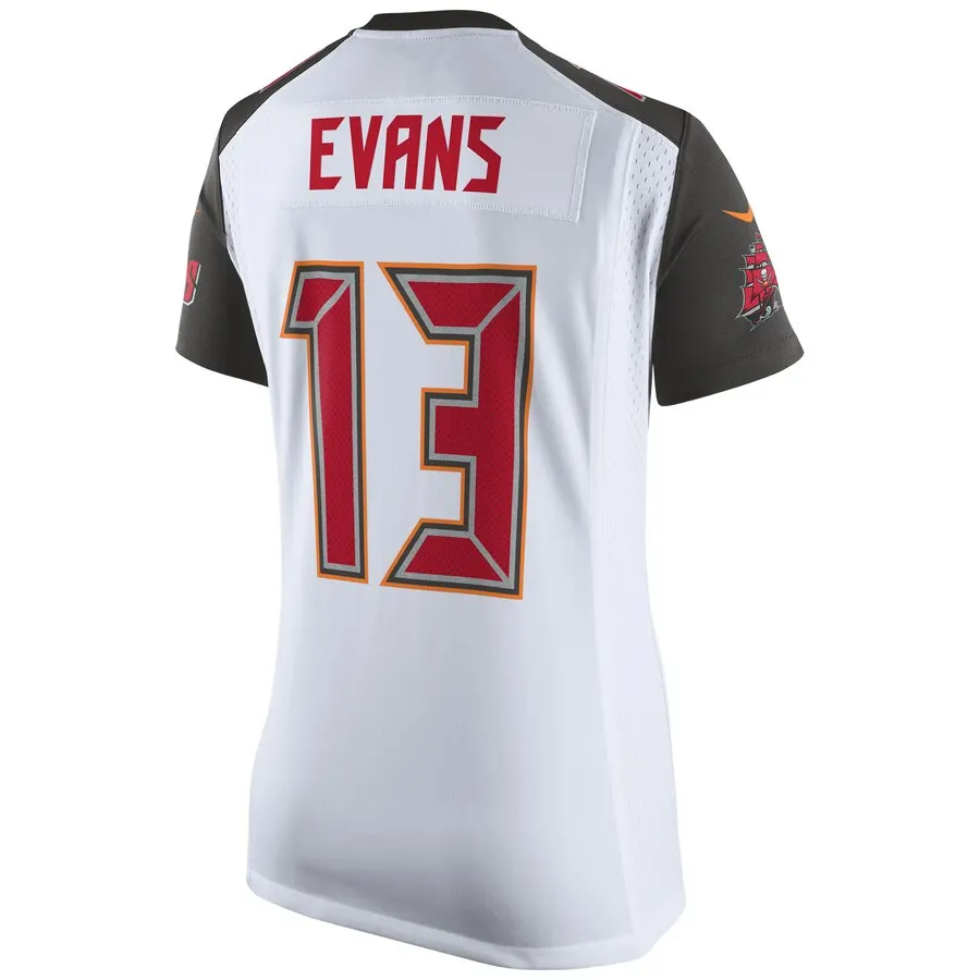 Mike Evans Tampa Bay Buccaneers Nike Women's Game Jersey - White - Image 3