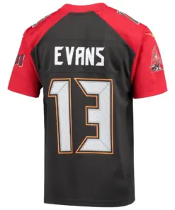 Mike Evans Tampa Bay Buccaneers Nike Youth Inverted Game Jersey - Pewter - Image 3